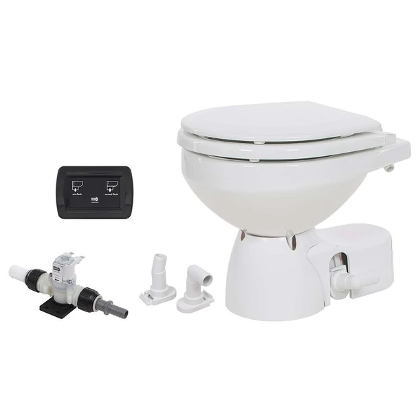 [JAB38045-3092] Jabsco Toilet Compact E2 12V Electric Quiet Flush Std Close | 38045-3092