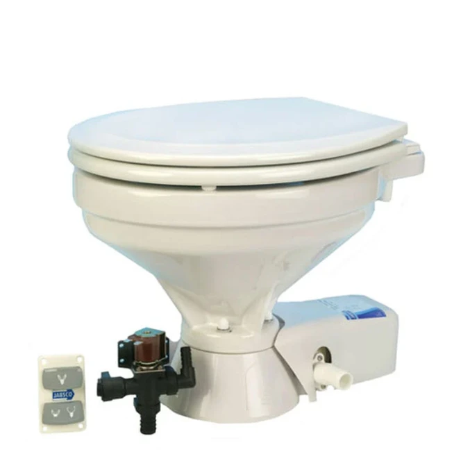 [JAB37045-3094] Jabsco Toilet Compact 24V Electric Quiet Flush | 37045-3094