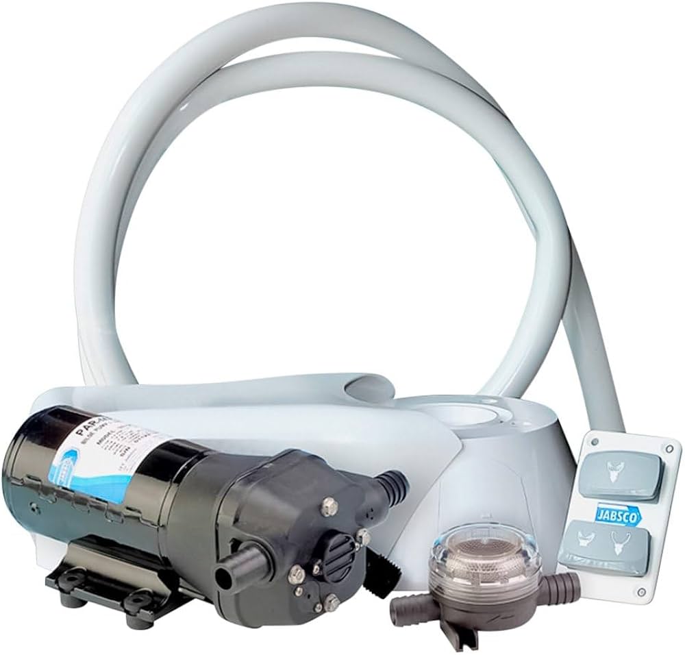 [JAB37255-0092] Jabsco Kit toilet conversion 12V pump to quiet flush for sea water application | 37255-009237255-0092