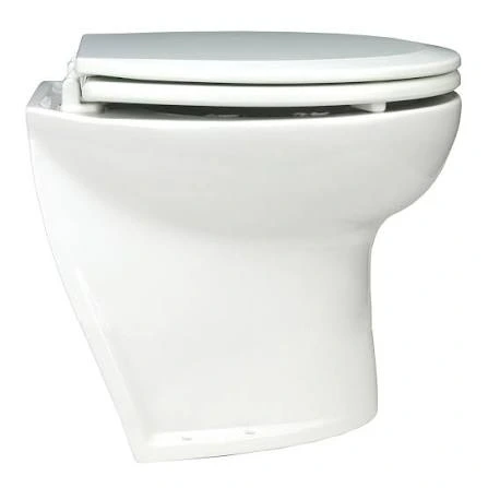 [JAB58280-3024] Jabsco Toilet 14'' 24V Straight Back Deluxe Flush Type | 58280-3024