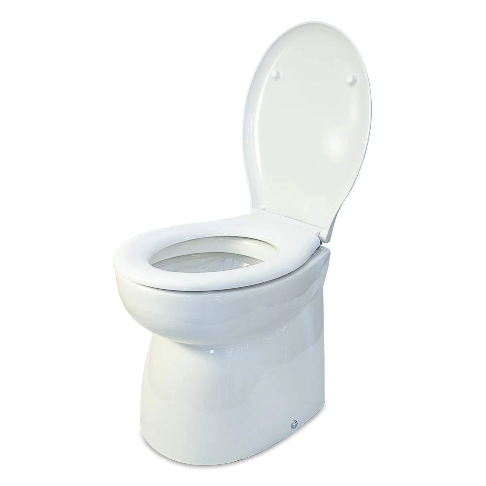 Jabsco Toilet 14'' 24V Angled Back Deluxe Flush Type With Valve | 58060-3024