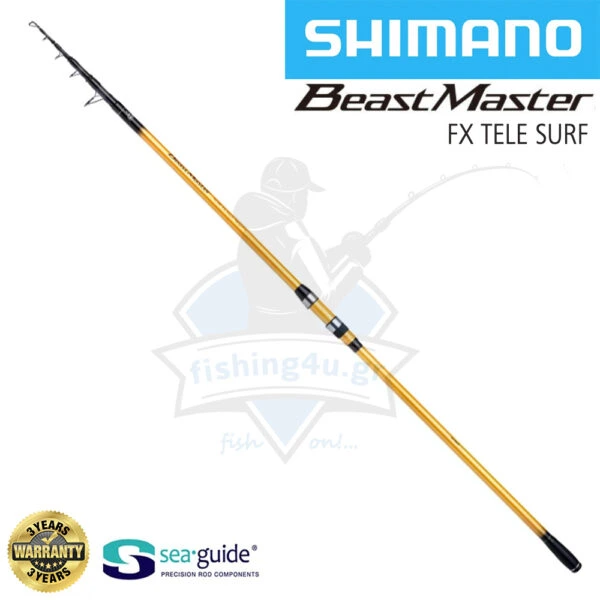 SHIMANO Fishing Rod BEASTMASTER FX SURF TELE | BMFXSFTE4215
