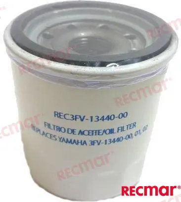 [REC3FV-13440-00] OIL FILTER for Yamaha F40B (2000-09) / Mercruiser