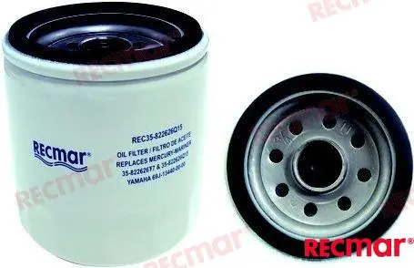 [REC35-822626Q15] Oil filter Mercury / Yamaha / Selva (35-822626Q15, 69J-13440-0)