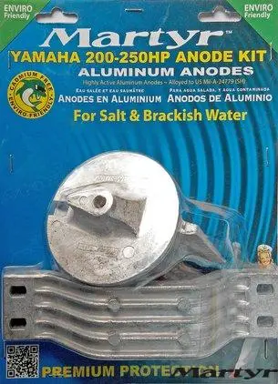 [CMY200250KITA] KIT ANODES for Yamaha F200A (2002-07) F225A (2002-07)