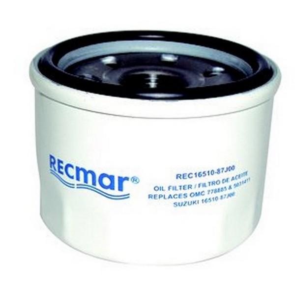 Johnson / Evinrude / Suzuki Oil filter 20 to 70 HP (REC16510-87J00)